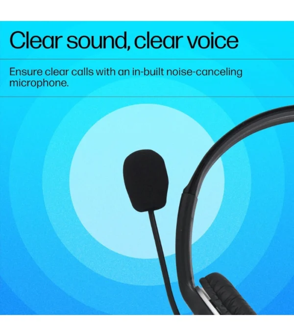 Hp Wired On Ear Headphones With Mic - Image 4