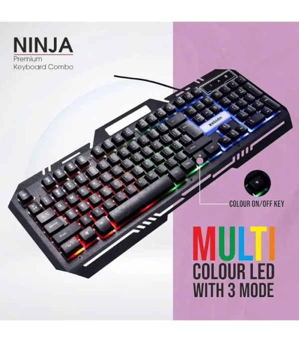 Zebion Ninja Gaming Keyboard and Mouse Combo - Image 6