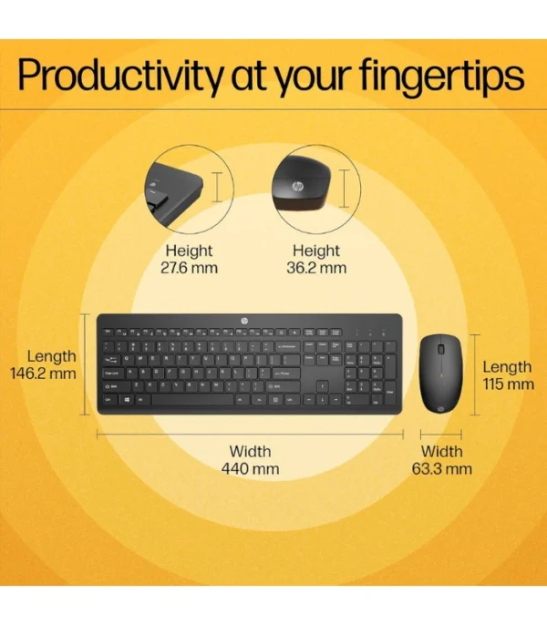HP 230 wireless mouse and Keyboard - Image 5