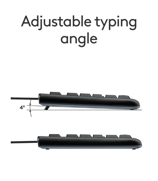 Logitech MK120 Wired USB Keyboard and Mouse Set