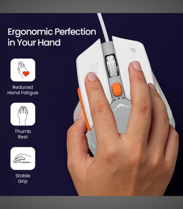 Portronics Vader Wired Gaming Mouse with 6 Buttons